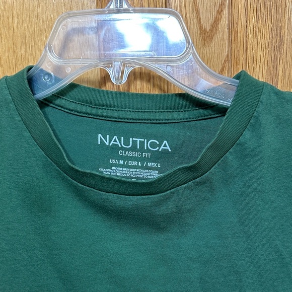 Nautica Men's Dark Green Short Sleeve Tee - Picture 2 of 5